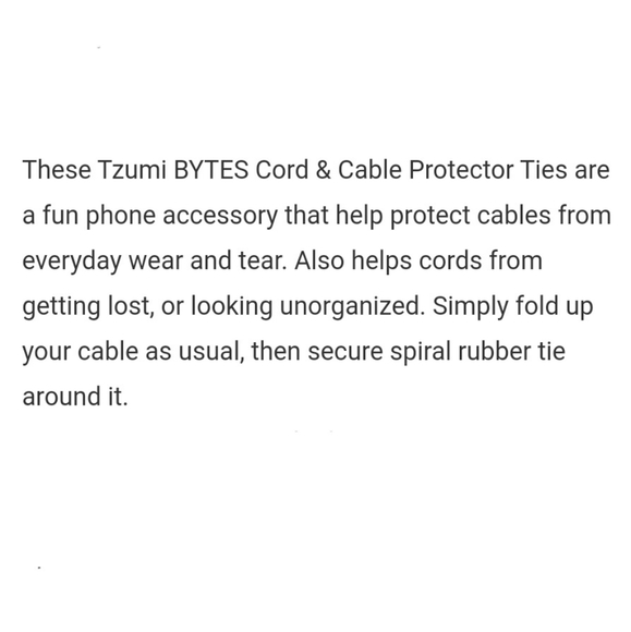 NEW Cord Bytes Cable Protectors & 4 Pc Cable Ties - Picture 9 of 15